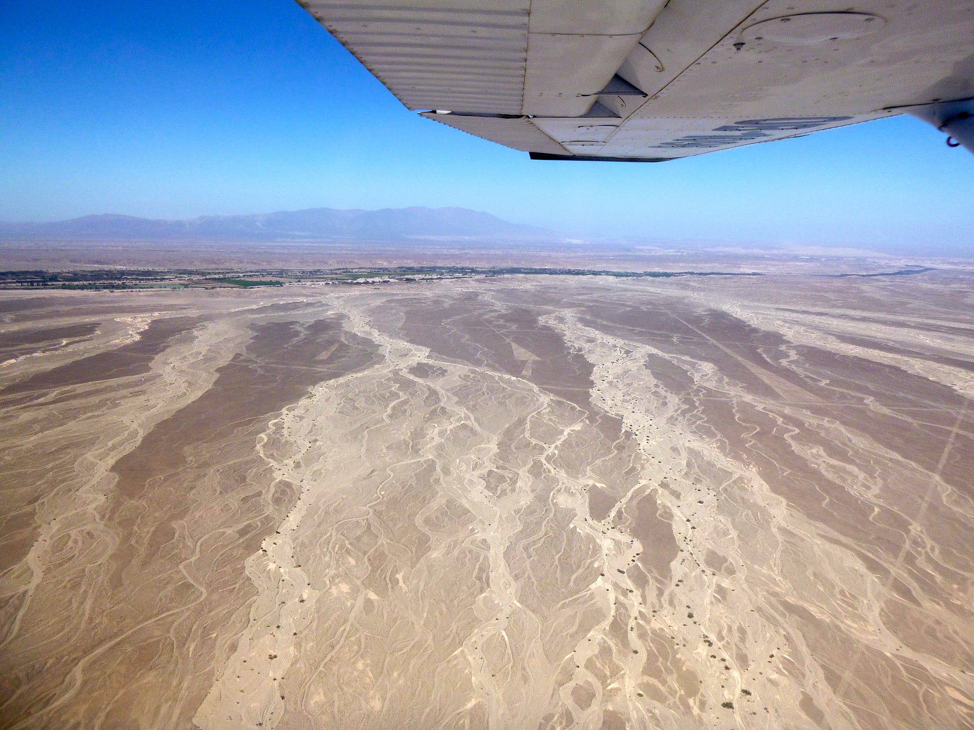 Our flight over the Nasca lines. The scenery was just as spectacular as the lines itself