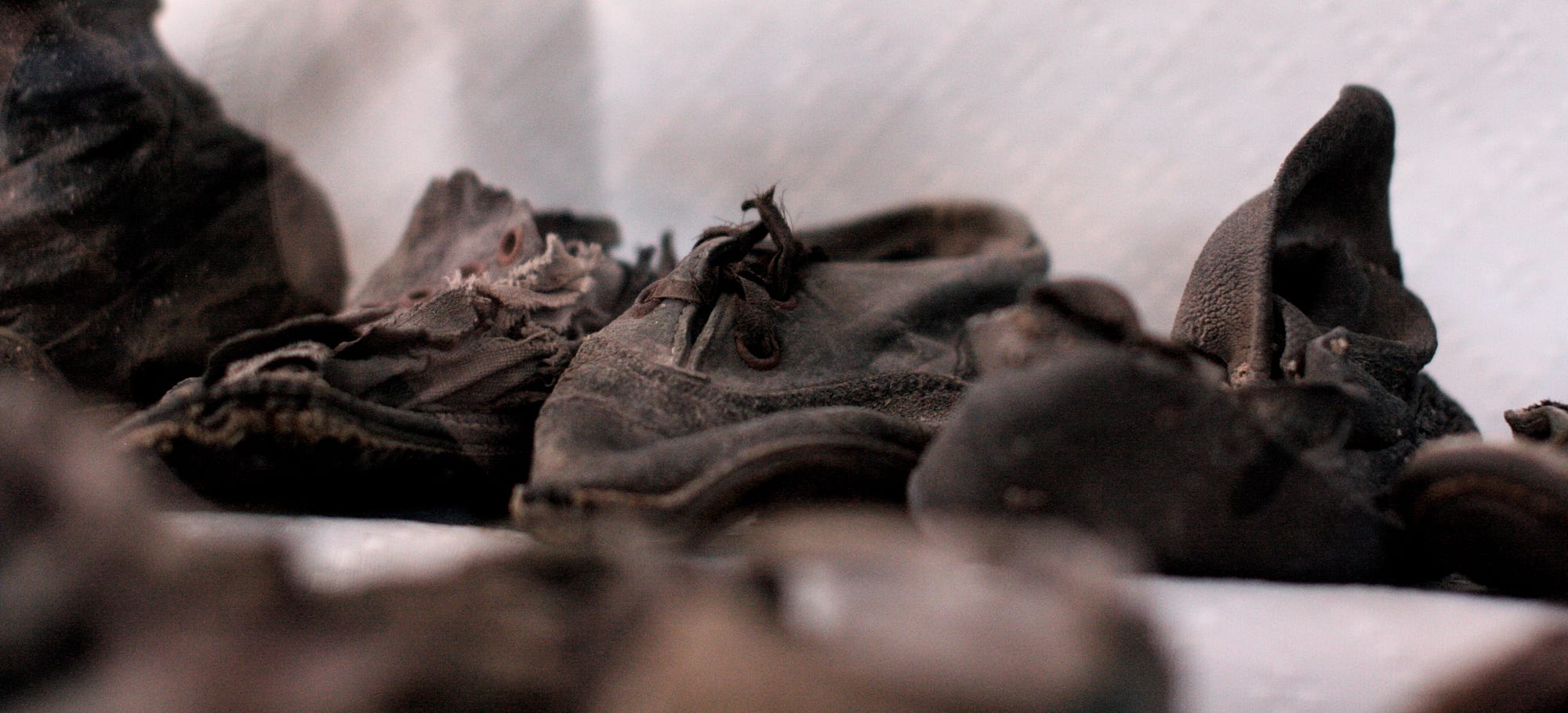 These were the shoes left by children that once lived in the town