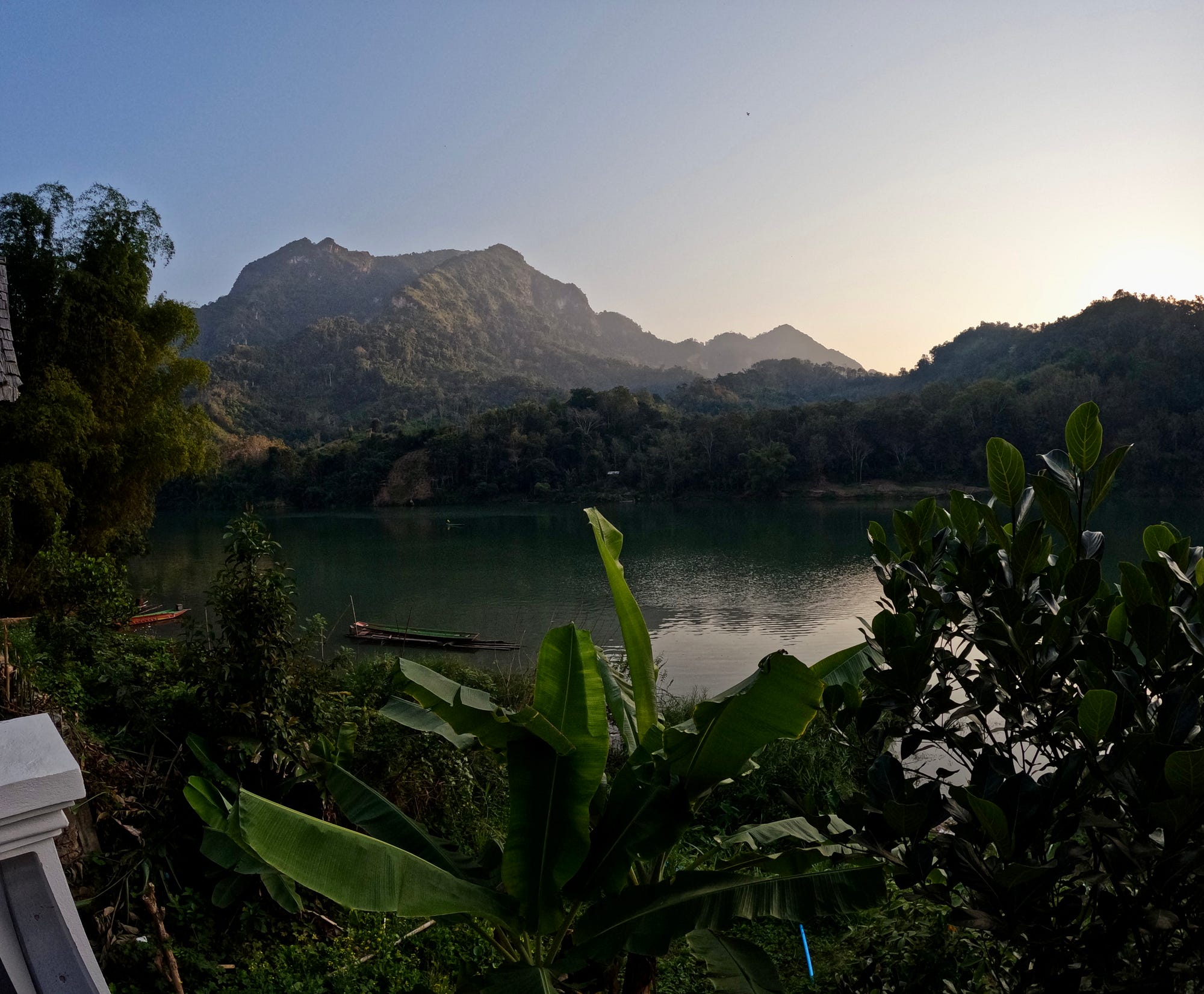 Our riverside home stay had stunning views at all times