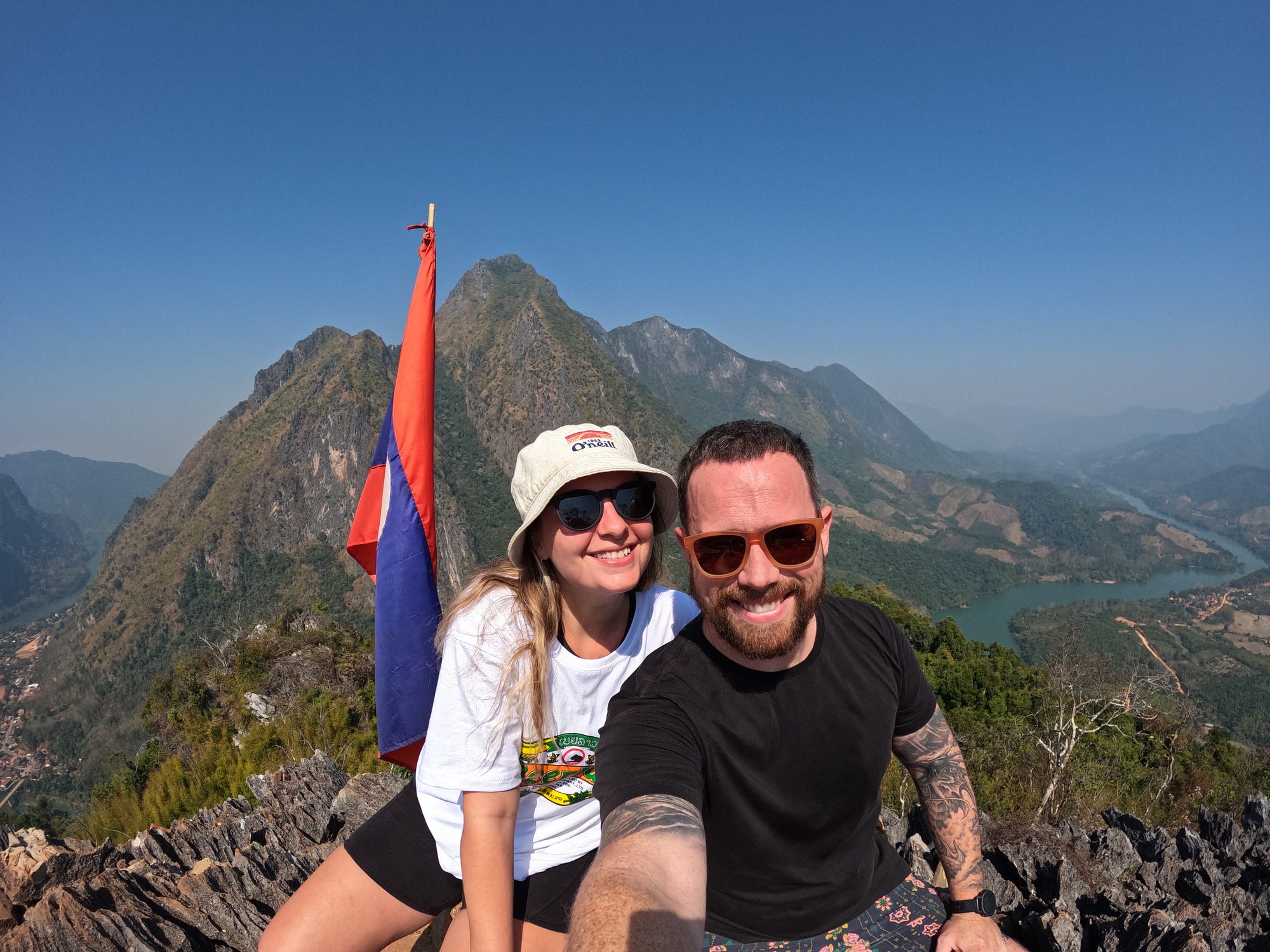We were rewarded with truly stunning vistas at the top of the climb to Pha Daeng Peak and felt quite humbled to be in a place this beautiful