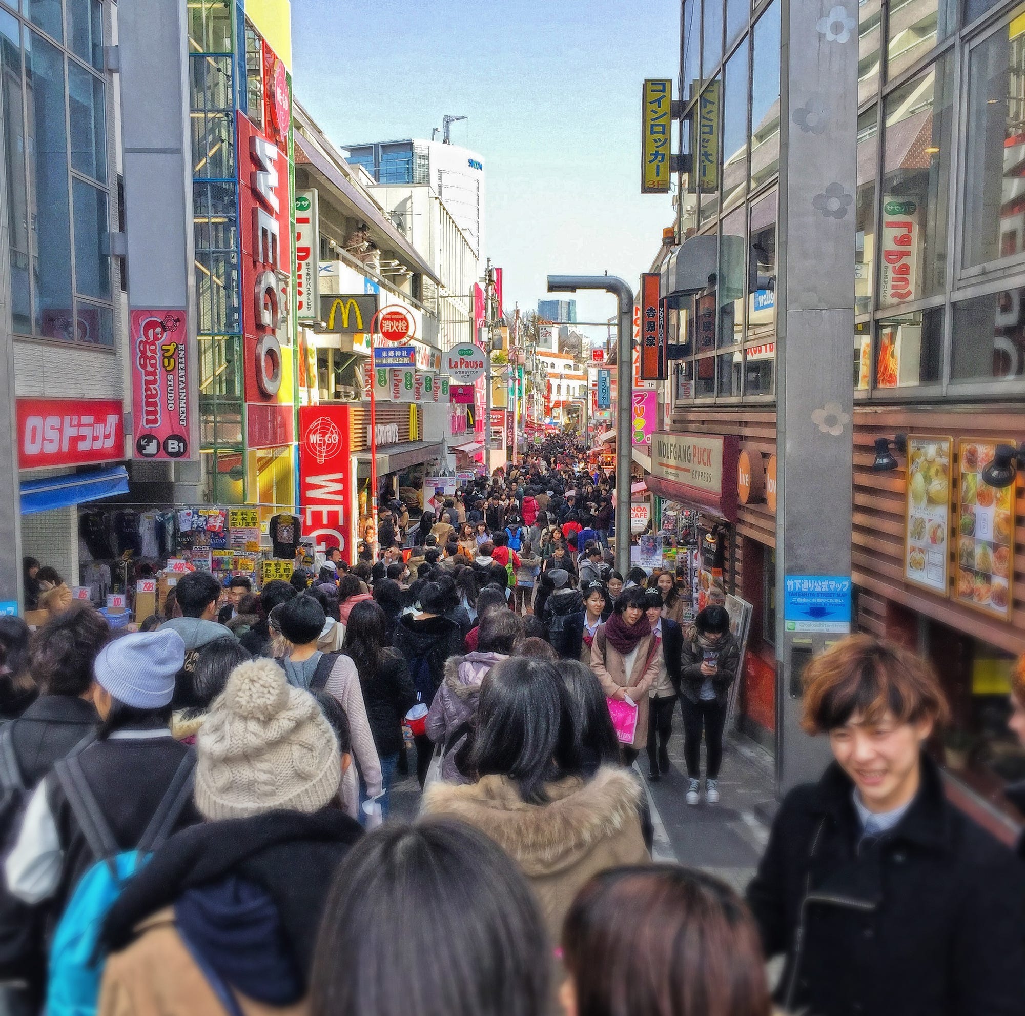 Takeshita Street in Harajuku