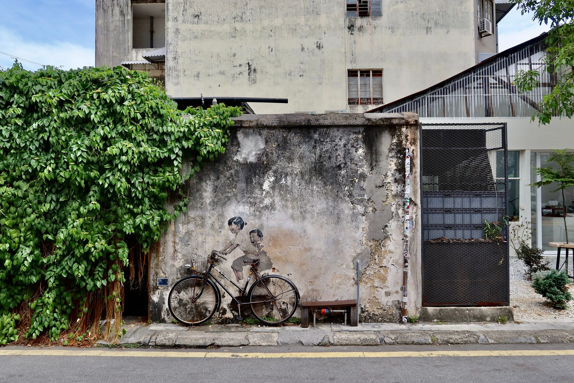 Georgetown, Penang is very well known for its eclectic street art and has attracted some great artists from around South East Asia